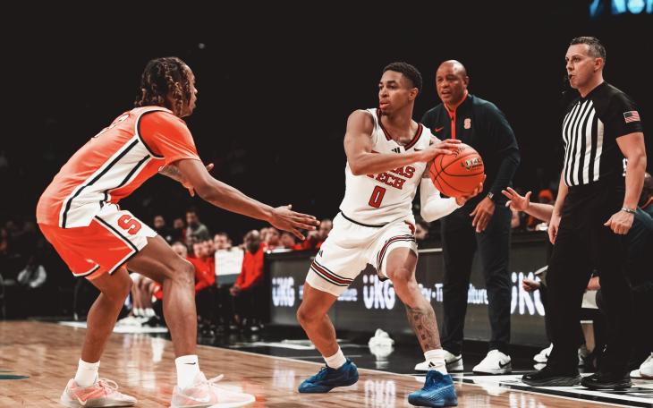 Texas Tech in action against Syracuse