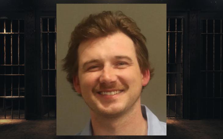 Morgan Wallen's mugshot after he was arrested in April 2024.