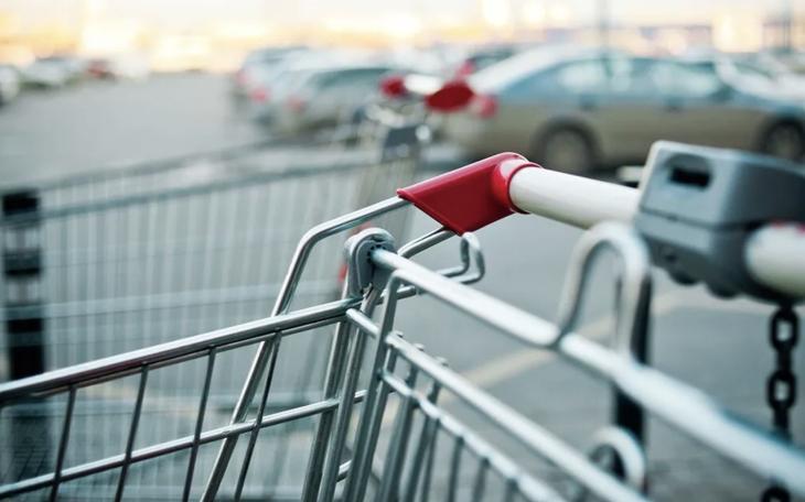 Shopping Cart in Parking Lot