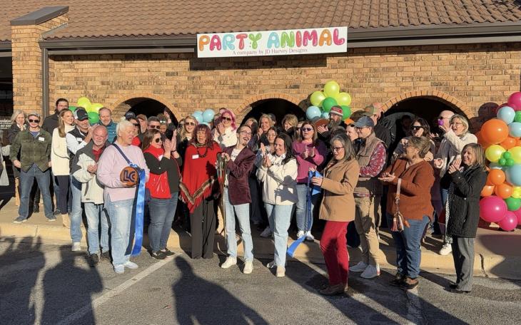 Party Animal celebrates its first anniversary with a ribbon cutting ceremony