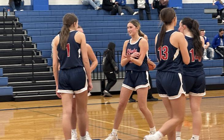 Lubbock-Cooper Liberty Lady Patriots in action against Lake View