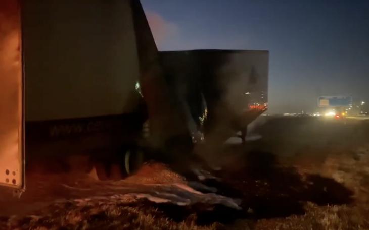 Lubbock Fire Rescue responded to a tractor trailer fire on the 7000 block of South Interstate 27 early Thursday morning, Jan. 23.