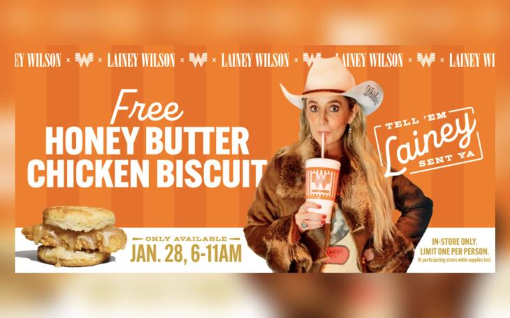 Whataburger Offers Free Honey Butter Chicken Biscuit Jan. 28