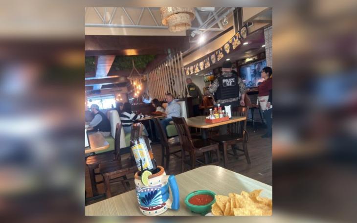 ICE Agents seen at La Palapa Mexican Restaurant in Lubbock on Sunday, Jan. 26