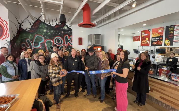 Dave's Hot Chicken Ribbon Cutting
