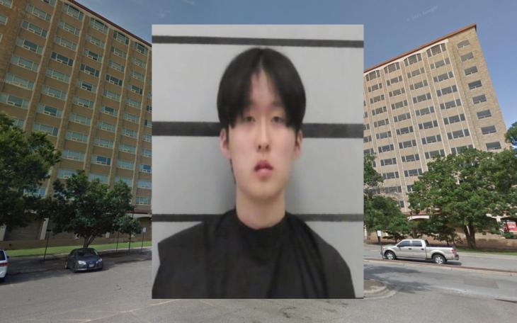 Jimin Lee, 18, was arrested after allegedly assaulting his roommate with a computer stand during an argument over stolen items.