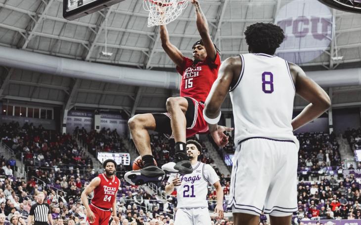 Texas Tech Basketball in action against TCU