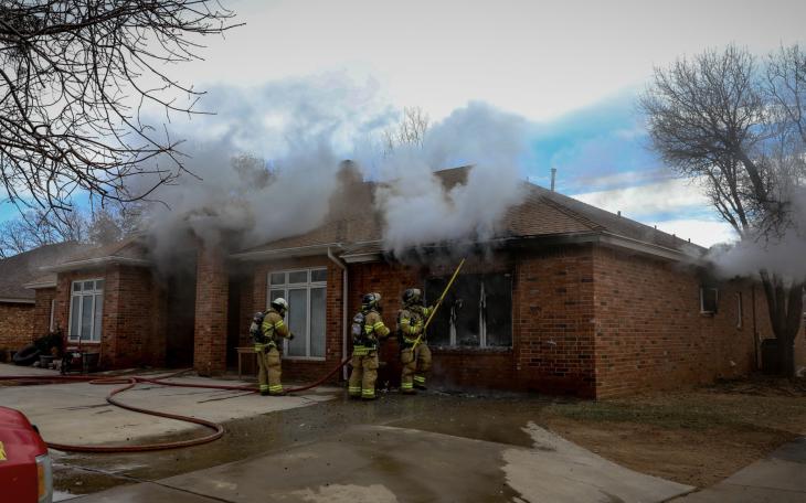 Lubbock Fire Rescue responded to reports of a house fire in south Lubbock on February 20.