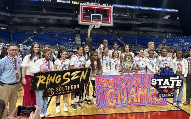 2025 5A Div II State Champion Monterey Lady Plainsmen