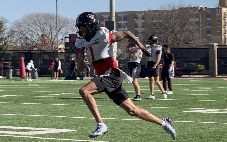 Texas Tech Football during Spring Practice