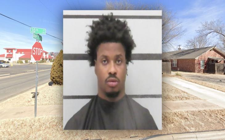 Jerry Davis, 23, was arrested after allegedly forcing his way into his ex-girlfriend's house, getting into an argument, physically assaulting her as she attempted to call 911