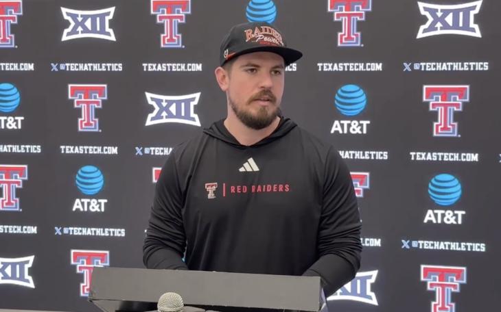 Texas Tech Offensive Coordinator Mack Leftwich