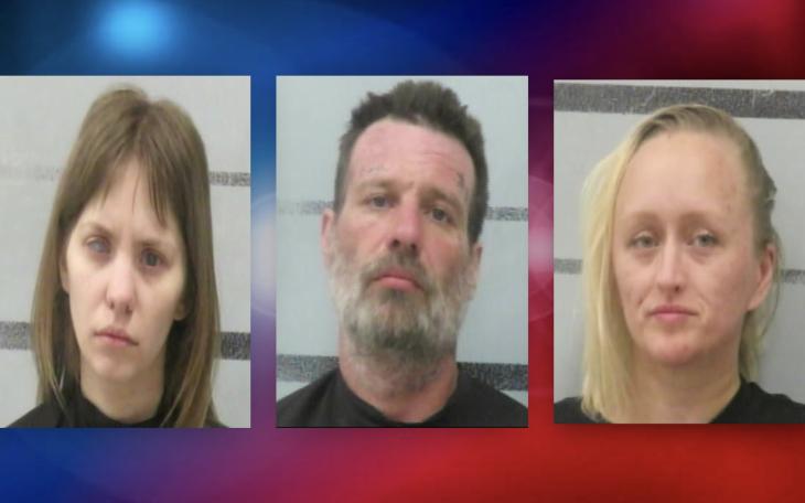 Amber Coffin, 26 (left), Kelly Halpain, 40 (center), Kalley Galloway, 33 (right)