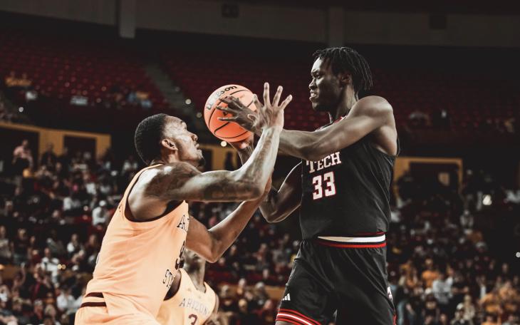 Texas Tech in action against Arizona State