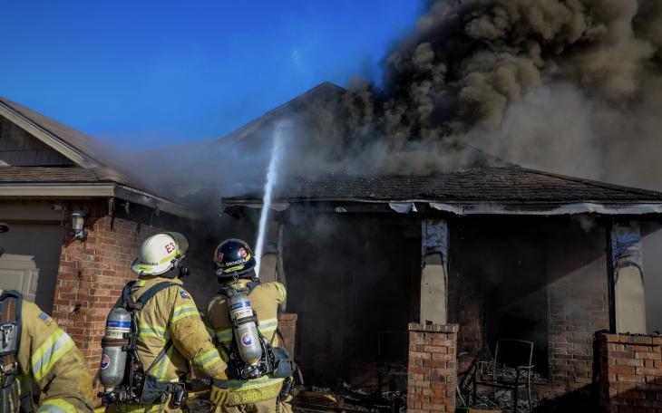 Lubbock Fire Rescue responded to a house fire early Tuesday morning