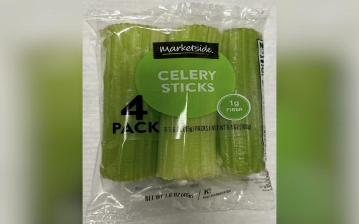 Duda Farm Fresh Foods is recalling over 1,500 cases of “Marketside Celery Sticks” due to possible Listeria monocytogenes contamination.