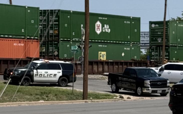 A man was struck and killed by a train Tuesday afternoon while walking along the tracks in Abilene, according to police.