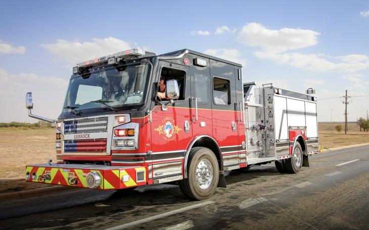 Lubbock Fire Rescue Fire Truck