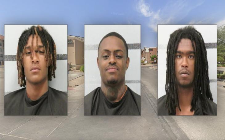 Left: Nigel Branscomb, 20; Center: Arshawn Green, 22; Right: Humza Clemons, 20