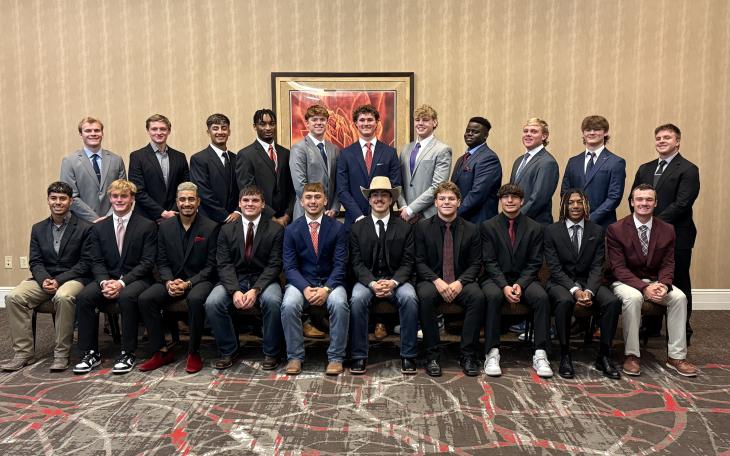 Area High School Scholar Athlete Recipients at the National Football Foundation Scholar-Athlete Banquet and Awards Program