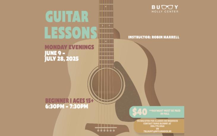 Buddy Holly Center Guitar Lessons June 2025