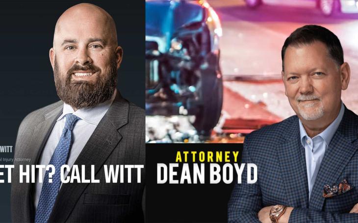 Matt Witt sued Dean Boyd for an AdWords campaign that targeted Witt's catch phrase, &quot;Get Hit? Call Witt&quot;