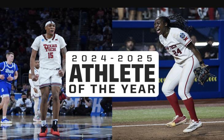 Texas Tech's JT Toppin and NiJaree Canady
