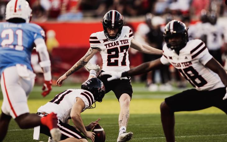 Texas Tech in action against Houston
