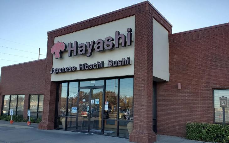 Hayashi Hibachi in Lubbock, Texas.