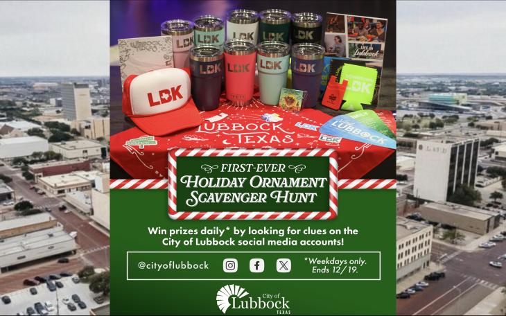 City of Lubbock Launches Holiday Ornament Scavenger Hunt