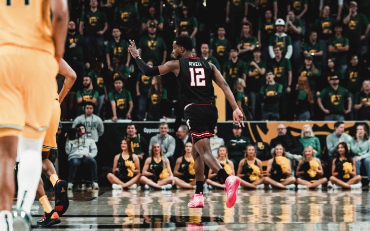 Texas Tech's Donovan Atwell in action against Baylor