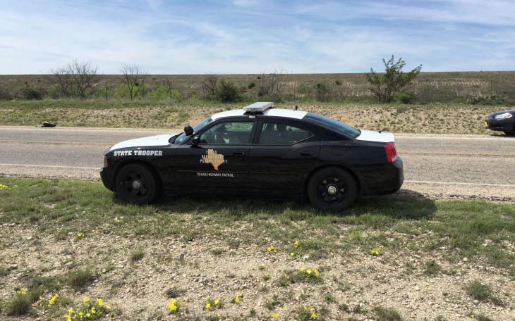 The Texas Department of Public Safety conducts an accident investigation in southwestern Tom Green County. (LIVE! Photo/Joe Hyde)