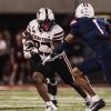 Texas Tech's Tahj Brooks in action against Arizona