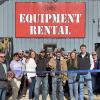 R&R Equipment Rentals ribbon cutting