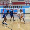 Monterey Plainsman E. Garcia dribbles around a defender in Friday's game against Palo Duro.