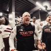 Texas Tech celebrates after the big win over Utah