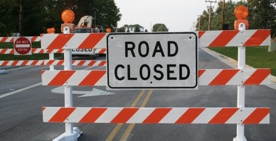 Road Closure at Avenue R and V
