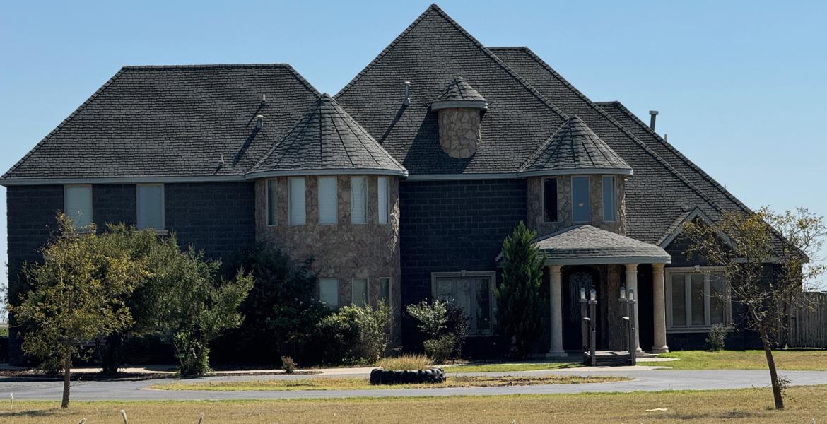 The residence a couple miles east of Idalou where wild sex parties are rumored to happen on weekends.