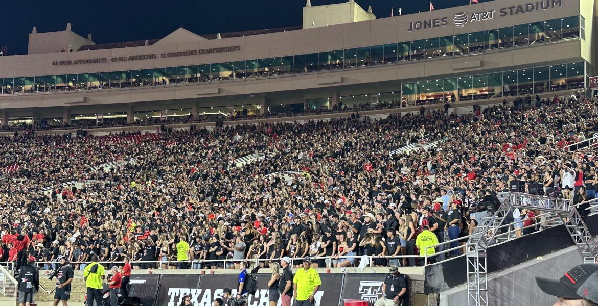 Jones AT&amp;T Stadium, Home of the Texas Tech Red Raiders, in Lubbock